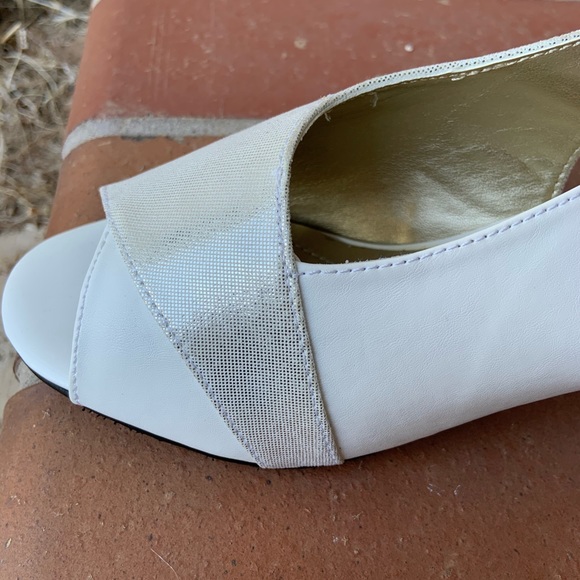 Soft Styles by Hush Puppies White Slingback Shoes - Picture 6 of 10